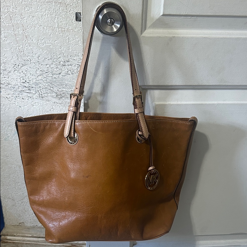 Michael Kors Tan Leather Tote